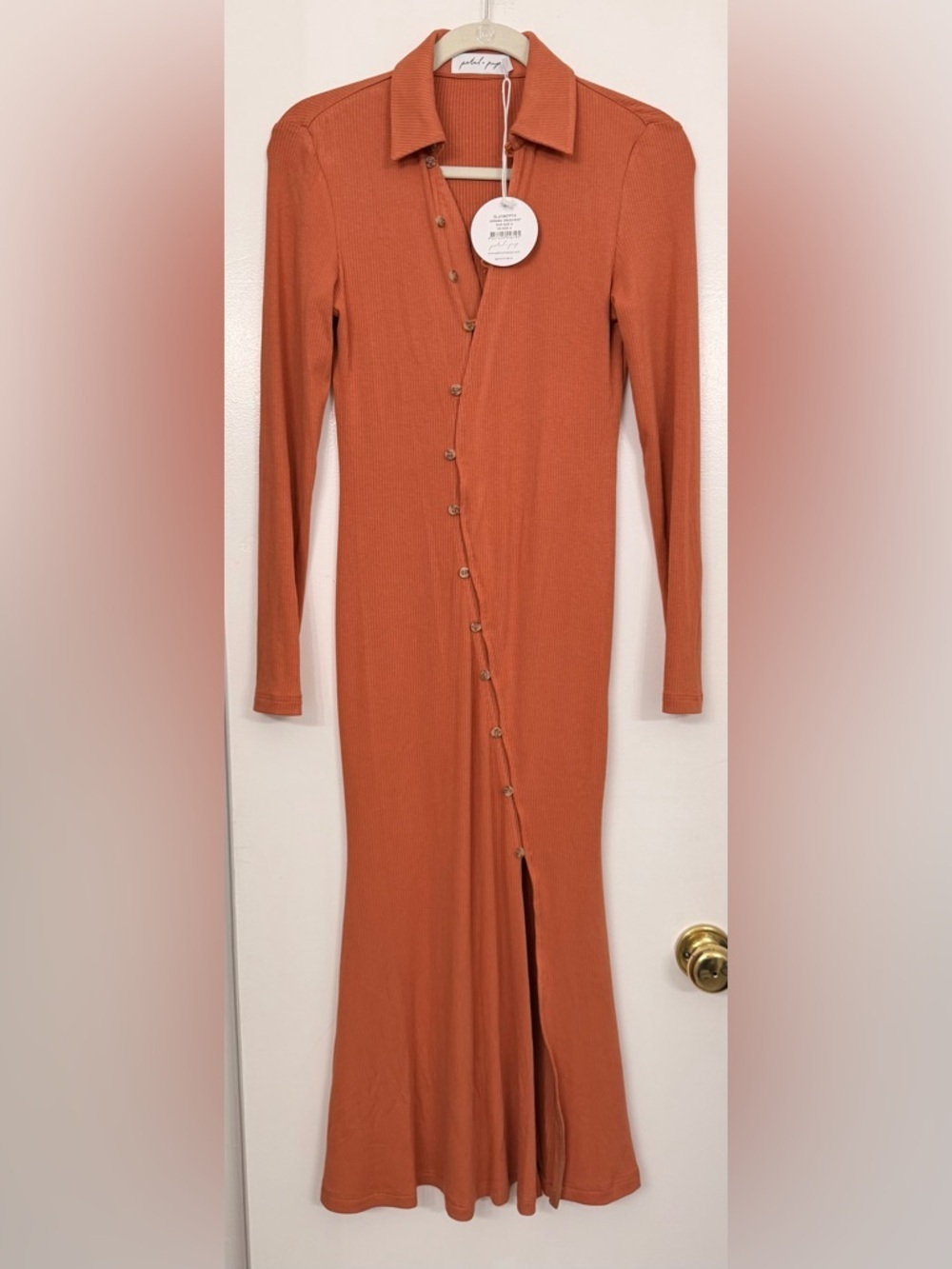 Petal + Pup Adriana Midi Dress Rust Size 4